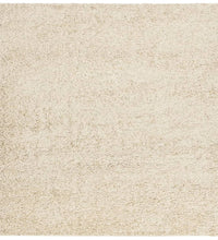 Teppich Shaggy Hochflor Modern Golden 120x120 cm