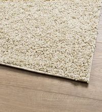 Teppich Shaggy Hochflor Modern Golden 120x120 cm