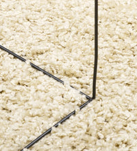 Teppich Shaggy Hochflor Modern Golden 120x120 cm