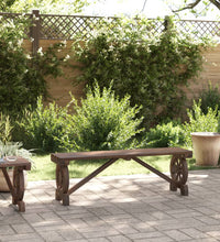 Gartenbank 115 cm Massivholz Tanne