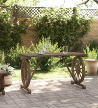 Gartentisch 115x55x65 cm Massivholz Tanne