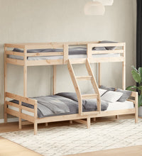 Etagenbett 80x200/120x200 cm Massivholz Kiefer