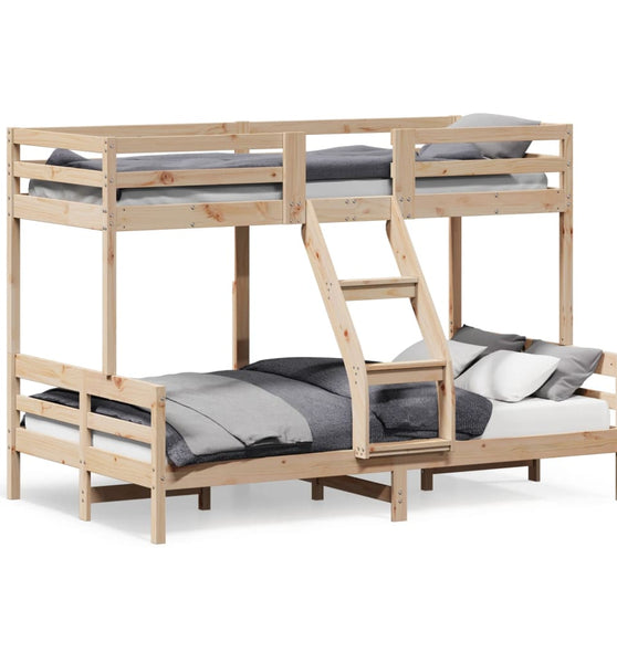 Etagenbett 80x200/120x200 cm Massivholz Kiefer