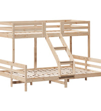 Etagenbett 80x200/140x200 cm Massivholz Kiefer