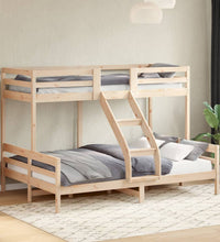 Etagenbett 80x200/140x200 cm Massivholz Kiefer