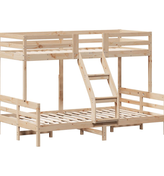 Etagenbett 90x200/120x200 cm Massivholz Kiefer