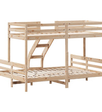 Etagenbett 90x200/140x200 cm Massivholz Kiefer