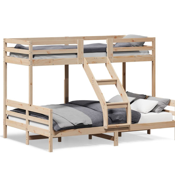 Etagenbett 90x200/140x200 cm Massivholz Kiefer