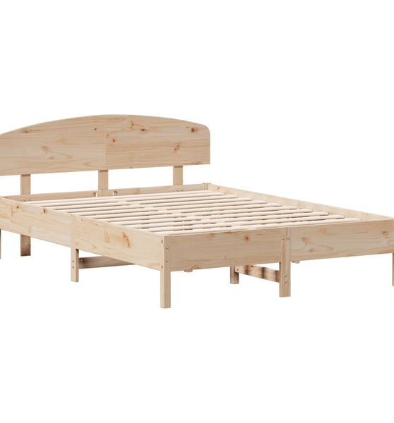 Massivholzbett ohne Matratze 150x200 cm Kiefernholz