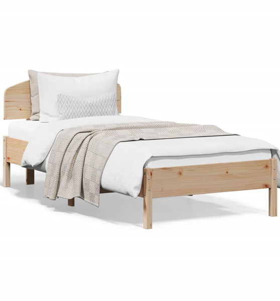 Massivholzbett ohne Matratze 100x200 cm Kiefernholz