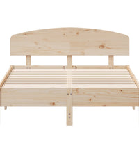 Massivholzbett ohne Matratze 135x190 cm Kiefernholz