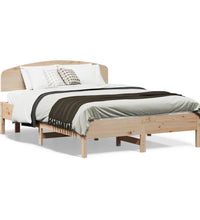 Massivholzbett ohne Matratze 135x190 cm Kiefernholz