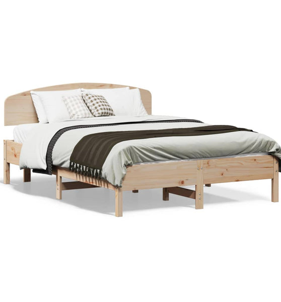 Massivholzbett ohne Matratze 135x190 cm Kiefernholz