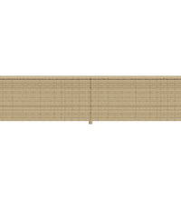 Gartentruhe Beige 469L Poly Rattan