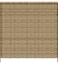 Gartentruhe Beige 469L Poly Rattan