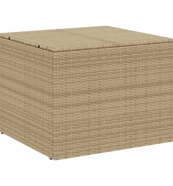 Gartentruhe Beige 291L Poly Rattan