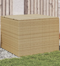 Gartentruhe Beige 291L Poly Rattan