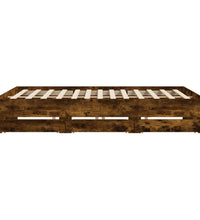 Bettgestell mit Schubladen Räuchereiche 200x200cm Holzwerkstoff