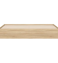 Bettgestell mit Schubladen Sonoma-Eiche 180x200cm Holzwerkstoff
