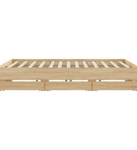 Bettgestell mit Schubladen Sonoma-Eiche 180x200cm Holzwerkstoff