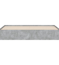 Bettgestell mit Schubladen Betongrau 180x200 cm Holzwerkstoff
