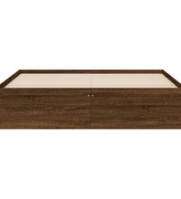 Bettgestell mit Schubladen Braun Eichen-Optik 140x190 cm