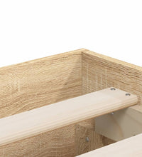 Bettgestell mit Schubladen Sonoma-Eiche 120x190cm Holzwerkstoff