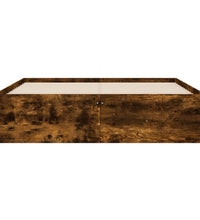 Bettgestell mit Schubladen Räuchereiche 120x190cm Holzwerkstoff