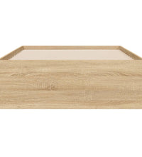 Bettgestell mit Schubladen Sonoma-Eiche 90x190 cm Holzwerkstoff