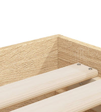 Bettgestell mit Schubladen Sonoma-Eiche 90x190 cm Holzwerkstoff