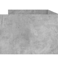 Bettgestell mit Schubladen Betongrau 90x200 cm