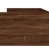Bettgestell mit Schubladen Braun Eichen-Optik 90x190 cm