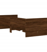 Bettgestell mit Schubladen Braun Eichen-Optik 90x190 cm