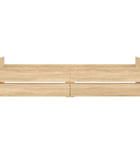 Bett mit Schubladen Sonoma-Eiche 75x190 cm