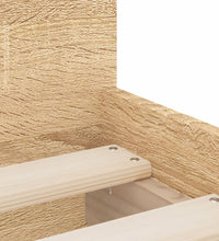 Bett mit Schubladen Sonoma-Eiche 75x190 cm