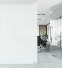 Fensterfolien 3 Stk. Statisch Matt Transparent Weiß PVC