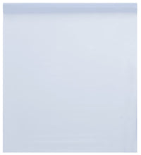 Fensterfolien 3 Stk. Statisch Matt Transparent Weiß PVC