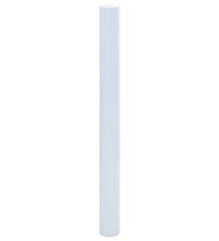 Fensterfolien 3 Stk. Statisch Matt Transparent Weiß PVC