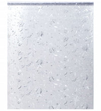 Fensterfolien 4 Stk. Matt Blumen-Muster PVC