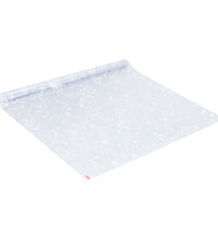 Fensterfolien 4 Stk. Matt Blumen-Muster PVC