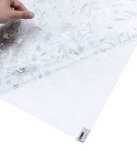 Fensterfolien 4 Stk. Matt Blumen-Muster PVC