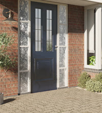 Fensterfolien 4 Stk. Matt Blumen-Muster PVC