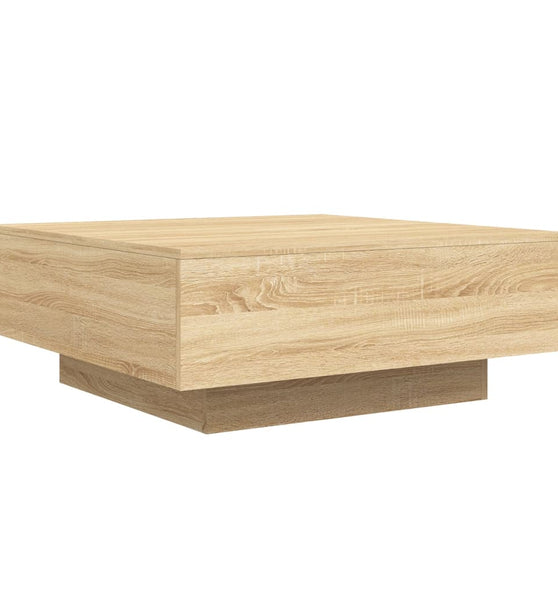 Couchtisch Sonoma-Eiche 80x80x31 cm Holzwerkstoff