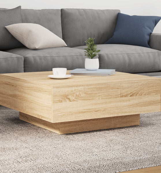 Couchtisch Sonoma-Eiche 80x80x31 cm Holzwerkstoff