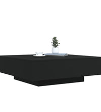 Couchtisch Schwarz 100x100x31 cm Holzwerkstoff