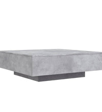 Couchtisch Betongrau 100x100x31 cm Holzwerkstoff