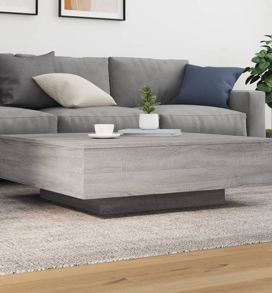 Couchtisch Grau Sonoma 100x100x31 cm Holzwerkstoff