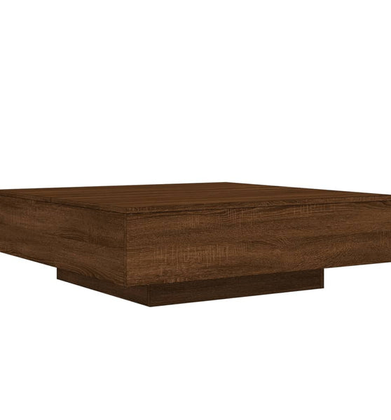 Couchtisch Braun Eichen-Optik 100x100x31 cm Holzwerkstoff