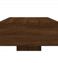 Couchtisch mit LED-Leuchten Braun Eichen-Optik 85x55x31 cm