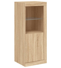 Sideboard mit LED-Leuchten Sonoma-Eiche 41x37x100 cm